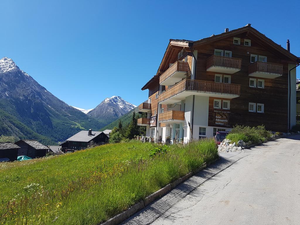 Hotel Alpenperle Saas-Fee Exterior foto