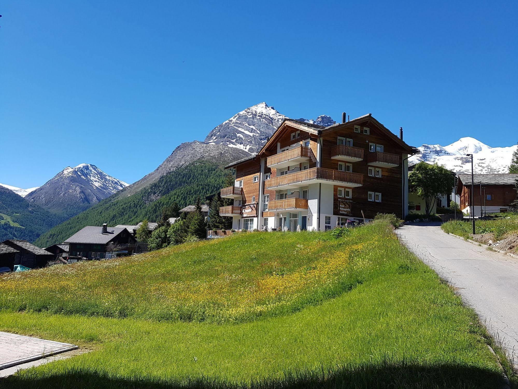 Hotel Alpenperle Saas-Fee Exterior foto